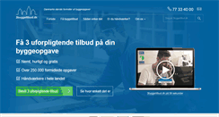 Desktop Screenshot of 3byggetilbud.dk