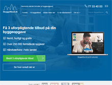 Tablet Screenshot of 3byggetilbud.dk